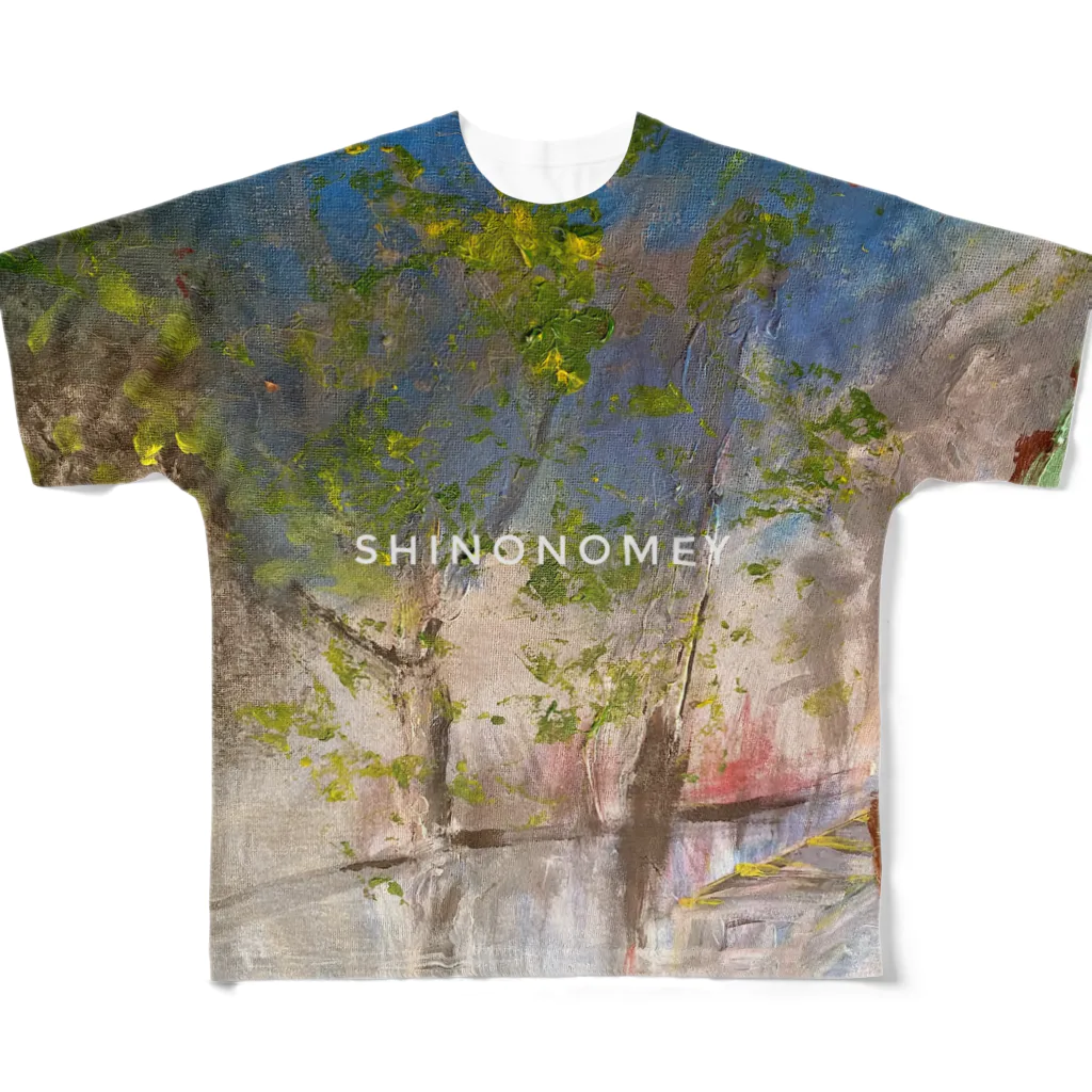 The story with …の水面鏡 All-Over Print T-Shirt