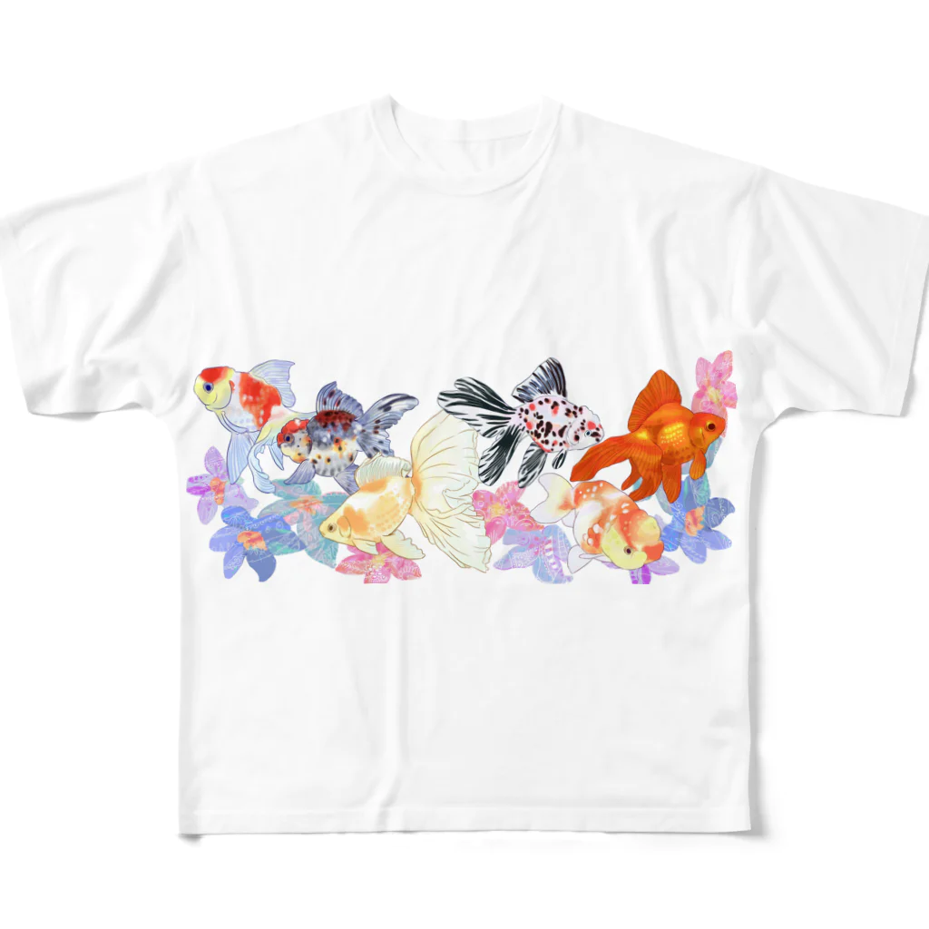 あやるの桜東錦たち All-Over Print T-Shirt