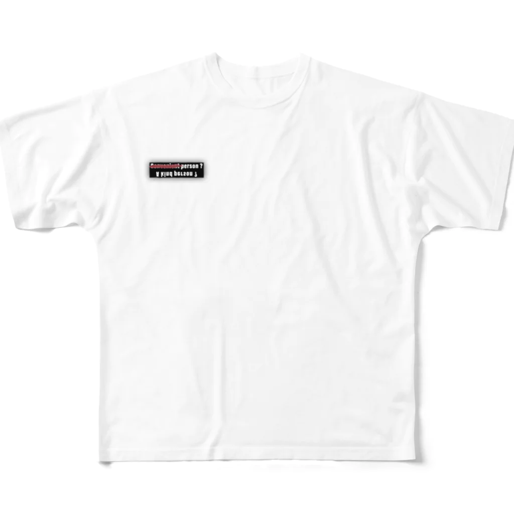 anDmorEのnoT convenienT フルグラフィックTシャツ