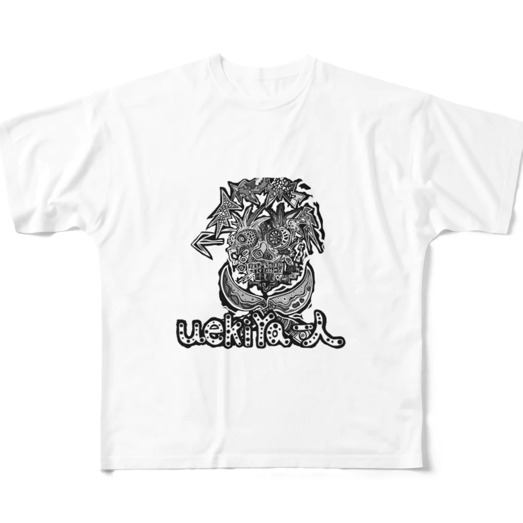 uekiya一人のuekiya一人 フルグラフィックTシャツ