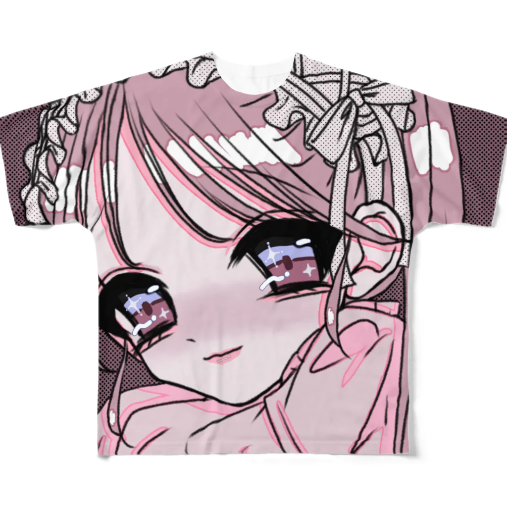纈珠✝︎のキラキラきらきら All-Over Print T-Shirt