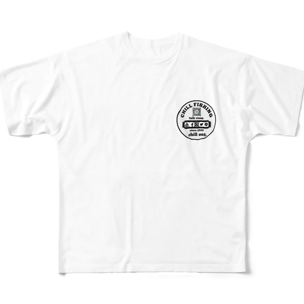 chill fishingのchill  fishing All-Over Print T-Shirt