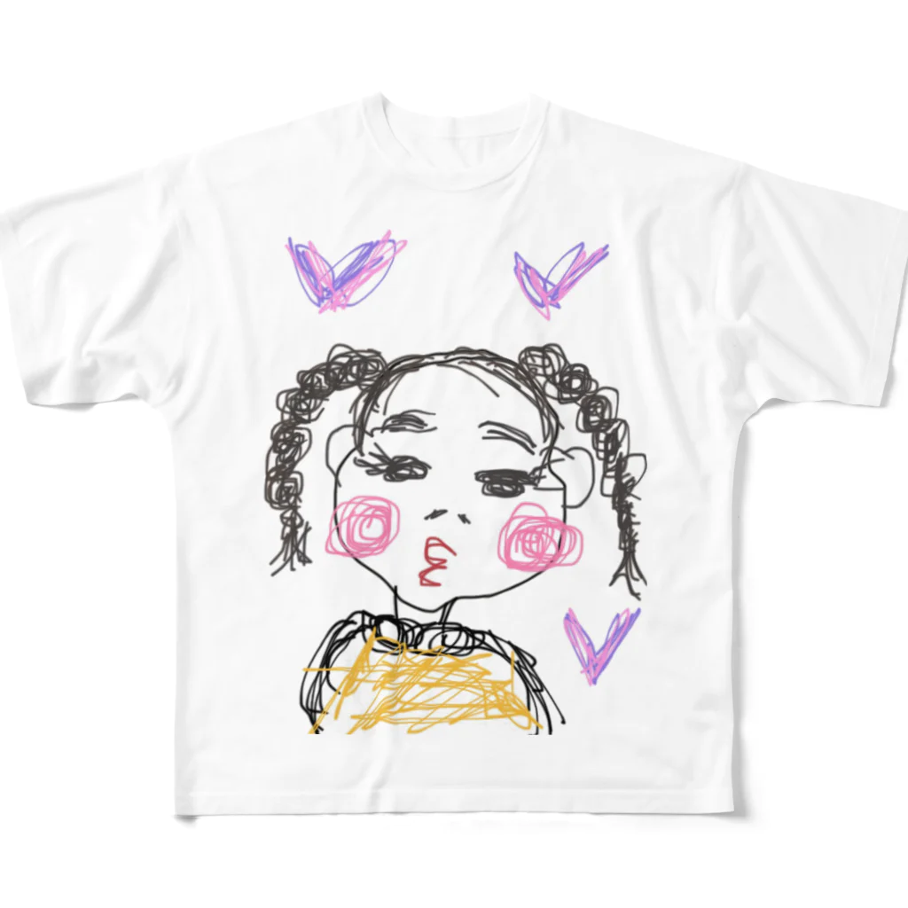 ダイキライトイヤーの洋服屋のエミたん All-Over Print T-Shirt