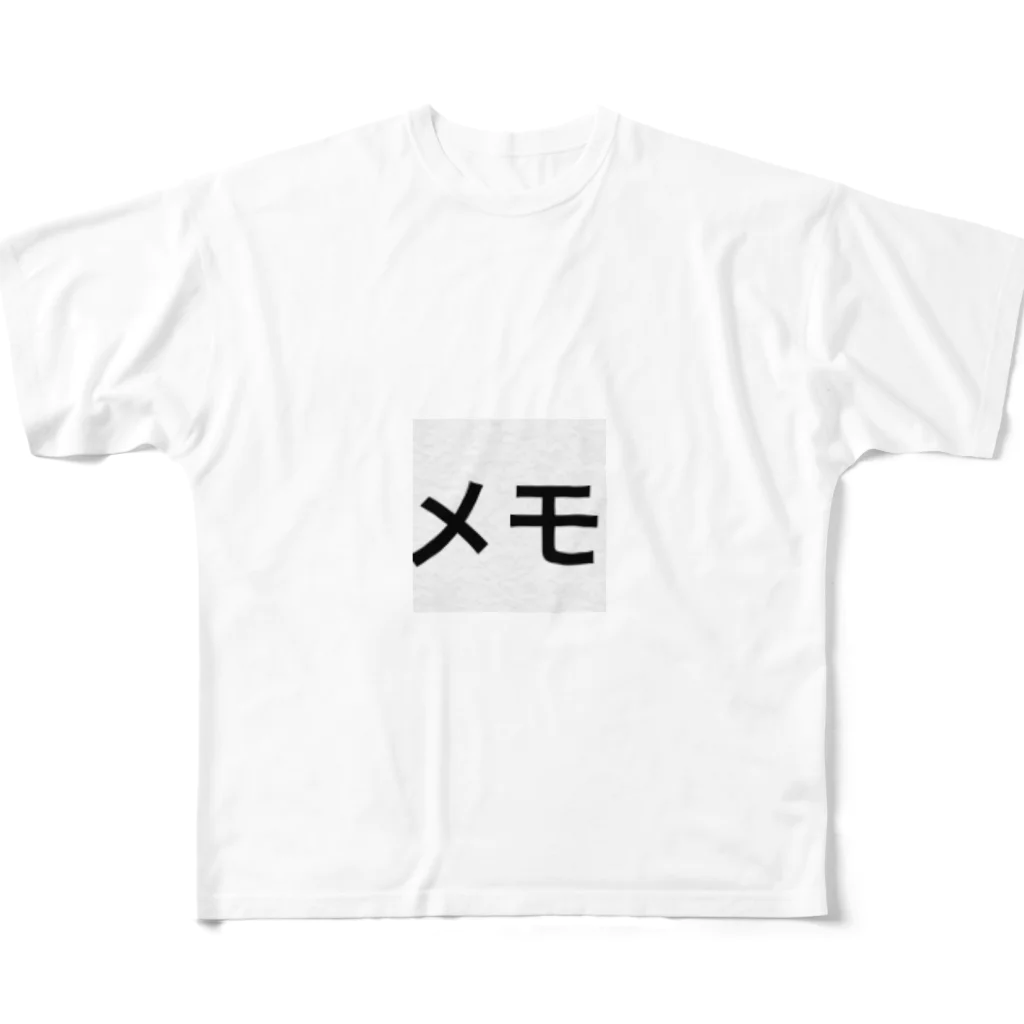 kaiのメモグッズ フルグラフィックTシャツ