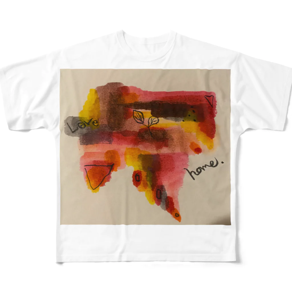 Ree.anのHome フルグラフィックTシャツ