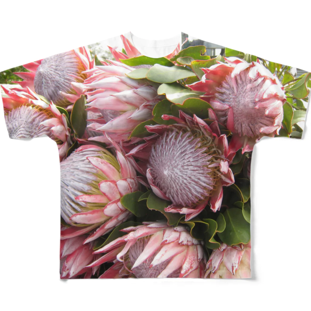 littleoneのFlower フルグラフィックTシャツ