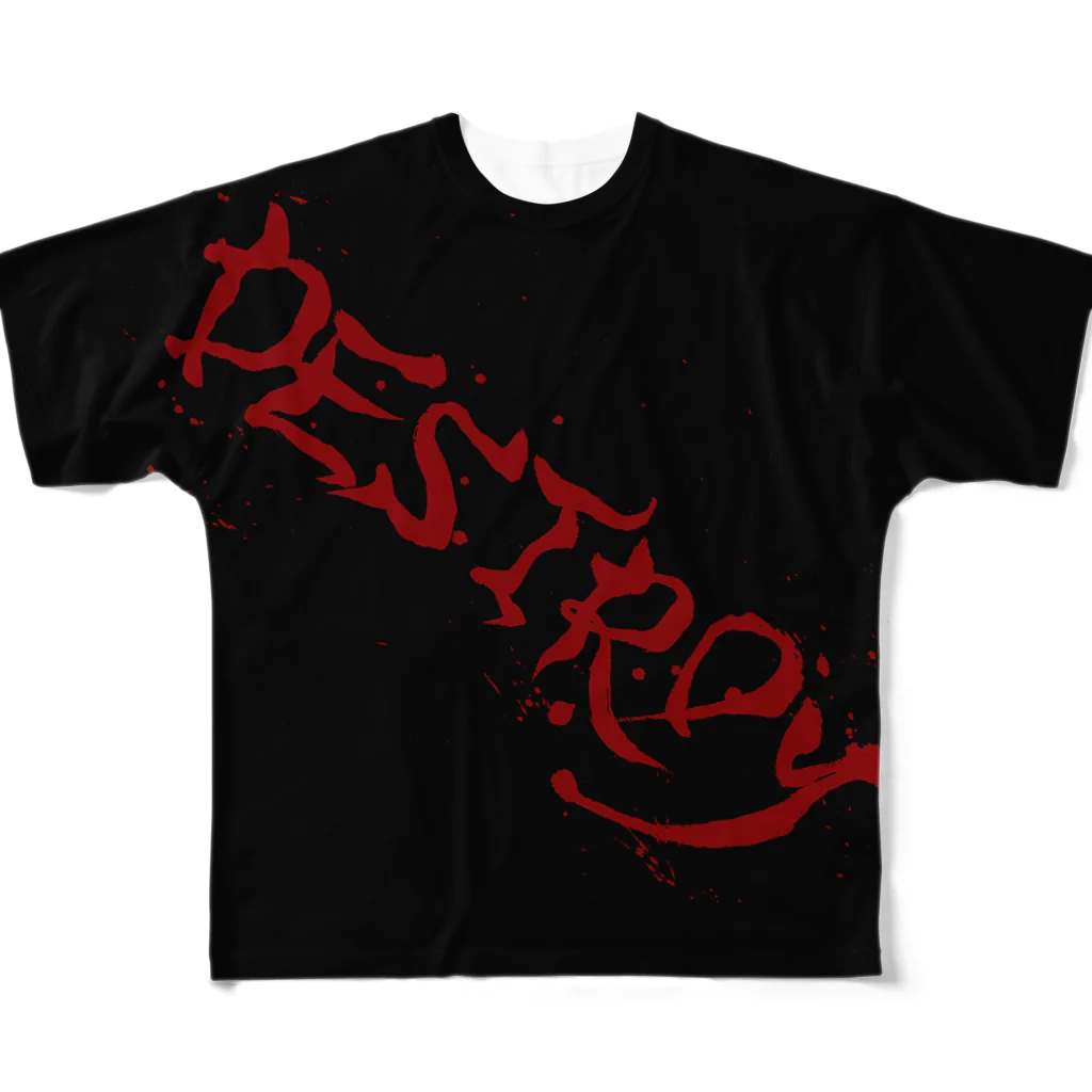 Lunatic MOONのDESTROY フルグラフィックTシャツ