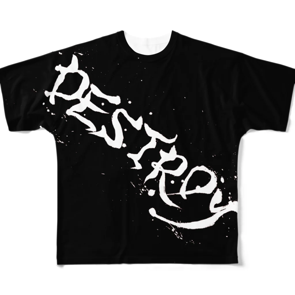 Lunatic MOONのDESTROY All-Over Print T-Shirt