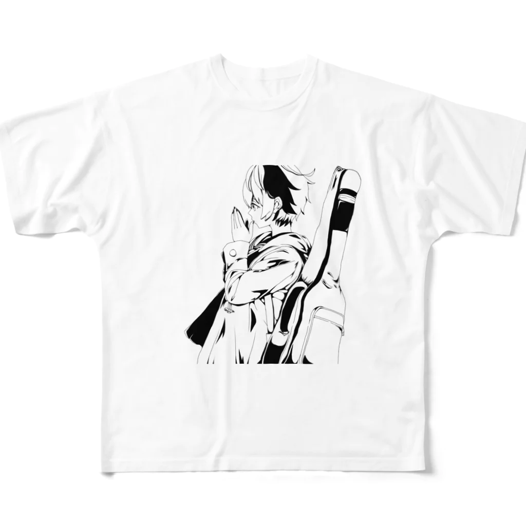 柳ナギofficialの神様日誌 All-Over Print T-Shirt