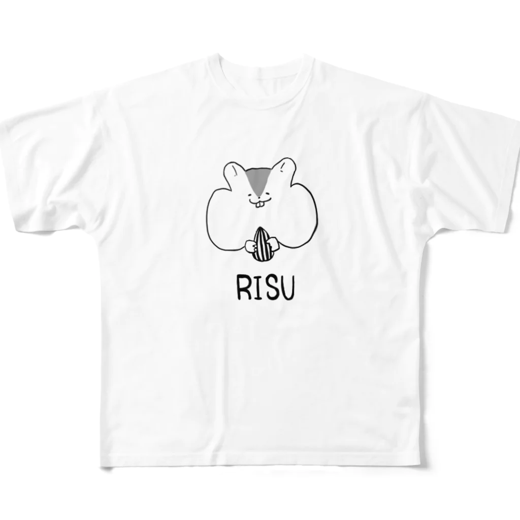 FUKAGAWAのDOYA_RISU フルグラフィックTシャツ