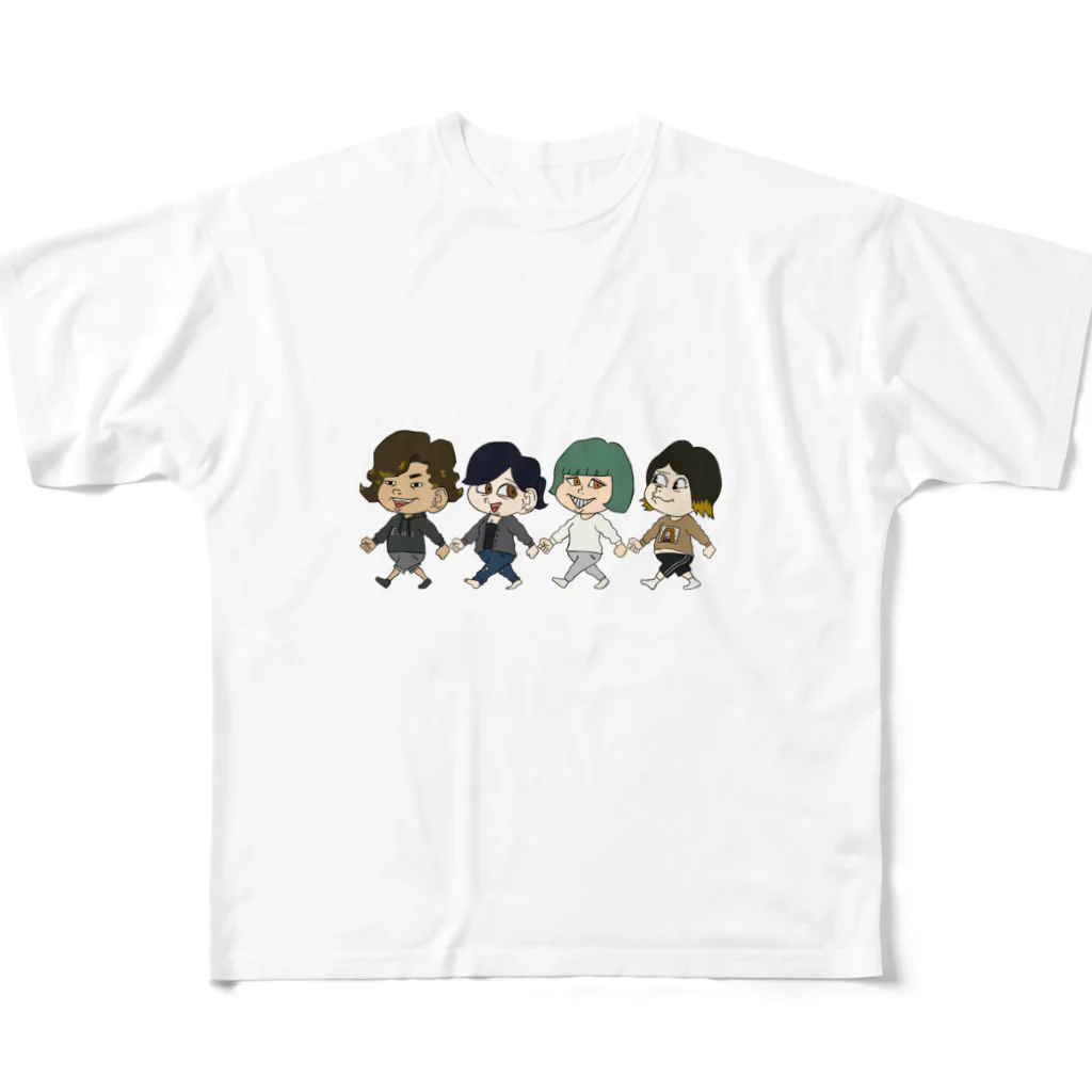 tanimo-2-7-4-のいつメン All-Over Print T-Shirt