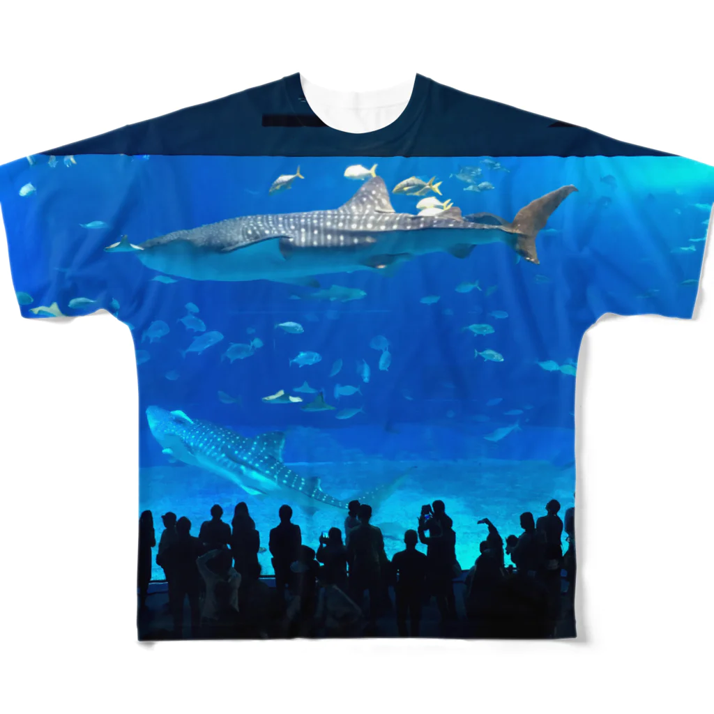 ときたま商店のときたま／水族館 フルグラフィックTシャツ