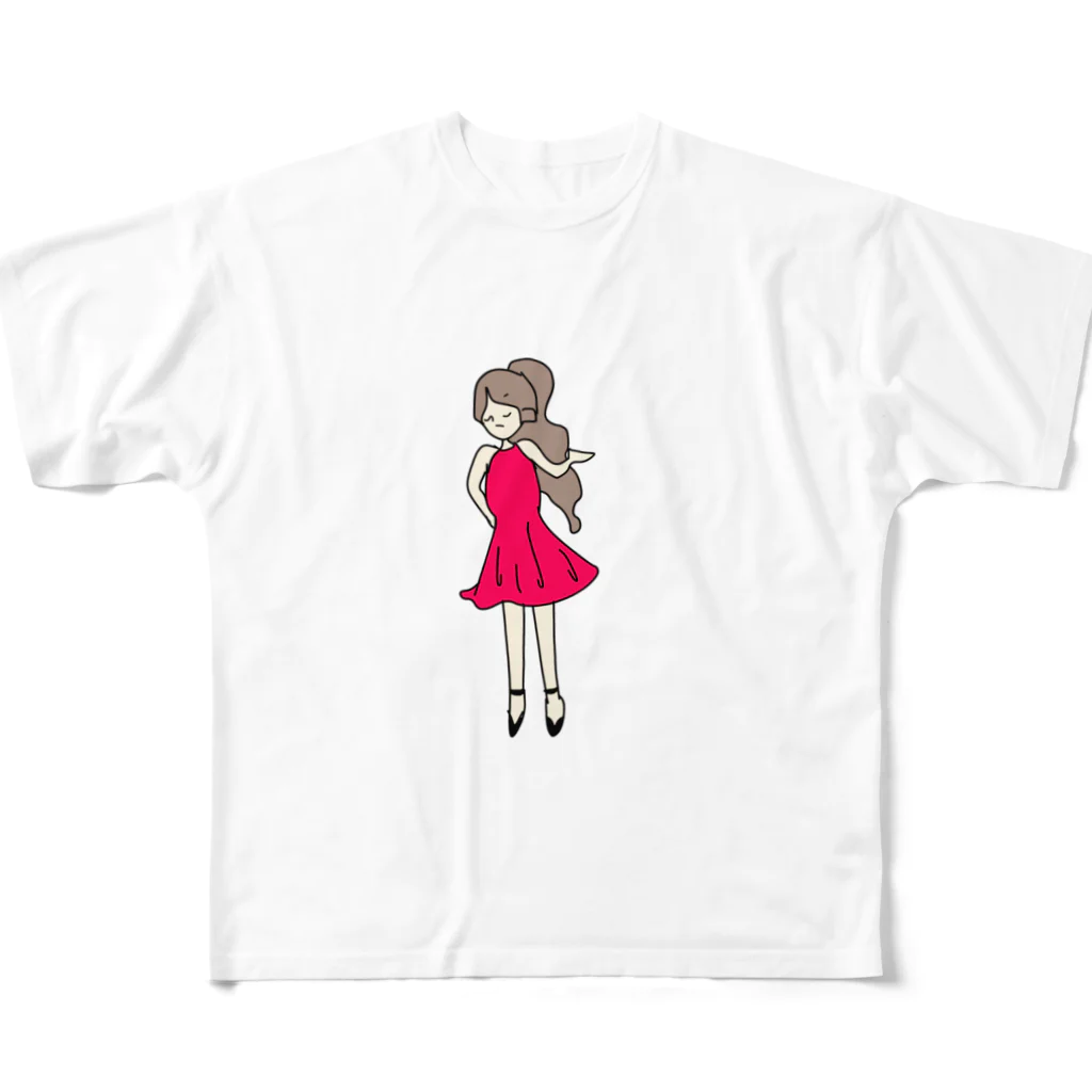 toatoa12のちょっとクールな君 フルグラフィックTシャツ