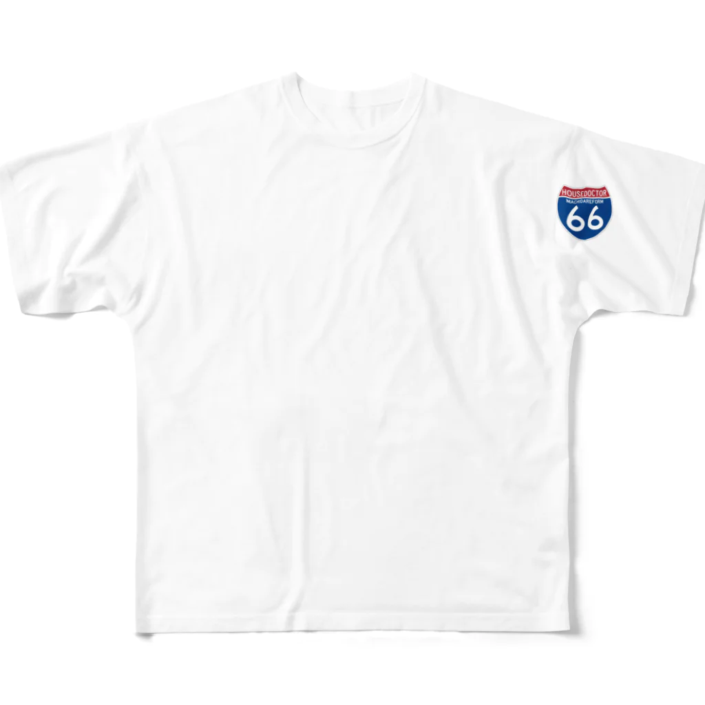 machidareformのまちりほグッツ66 All-Over Print T-Shirt