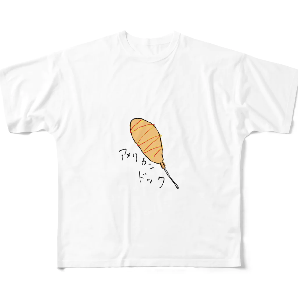 KIONOのアメリカンドック フルグラフィックTシャツ