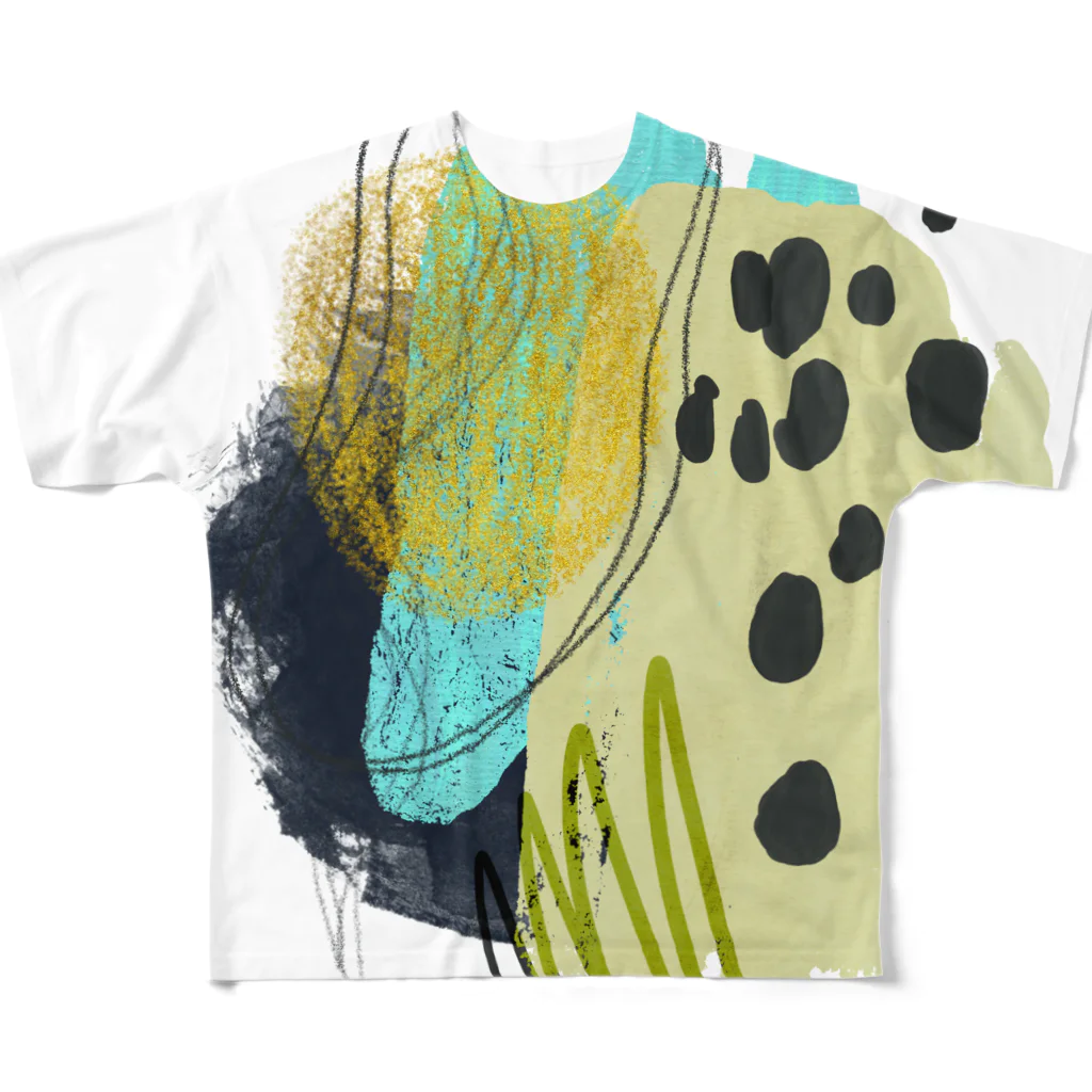 @mosphere_artsのAbstRucgaki　01 All-Over Print T-Shirt