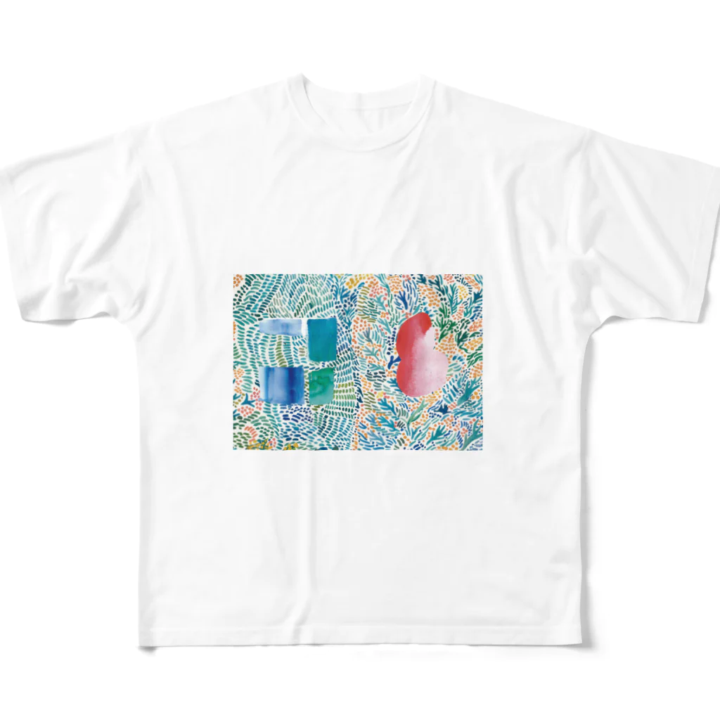 クボタノブエのきっとこの香りは金木犀 All-Over Print T-Shirt