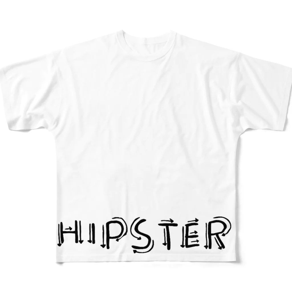 ちょものHipster フルグラフィックTシャツ