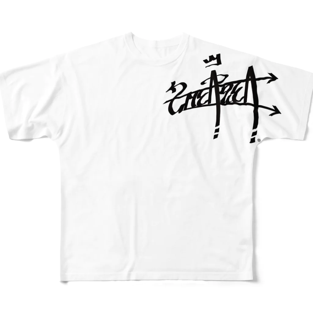 Glamorous design studioの限定 フルグラフィックTシャツ