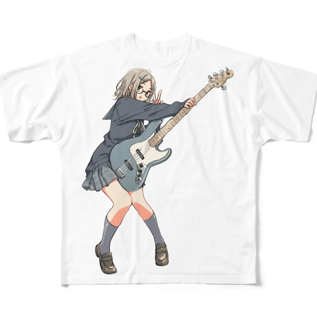 まつだひかりのリンクコーデベース女子高生 フルグラフィックTシャツ