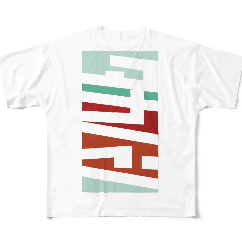 東京Tシャツ　〈名入れ・イニシャルグッズ〉のタカハシさん名入れグッズ（カタカナ）難読？苗字 All-Over Print T-Shirt