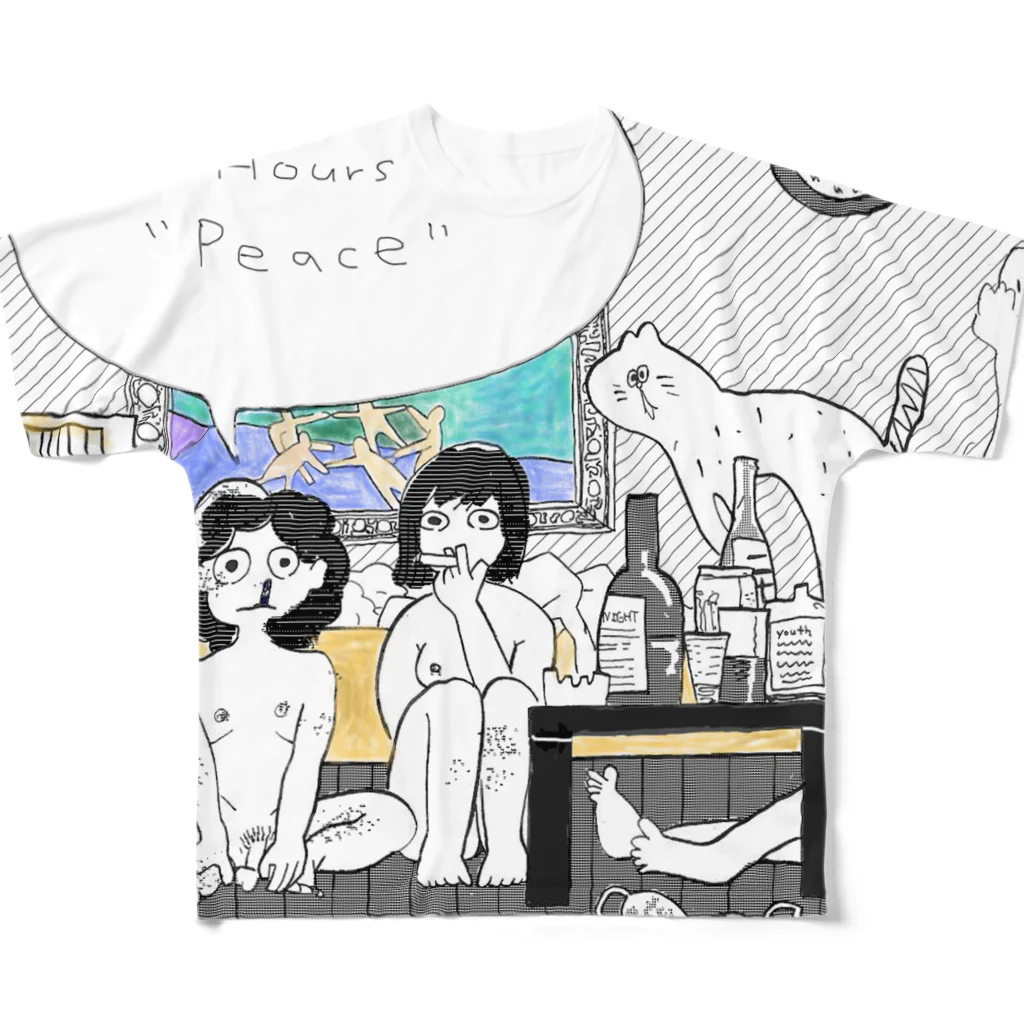 しゅうのhoursのグッズ All-Over Print T-Shirt
