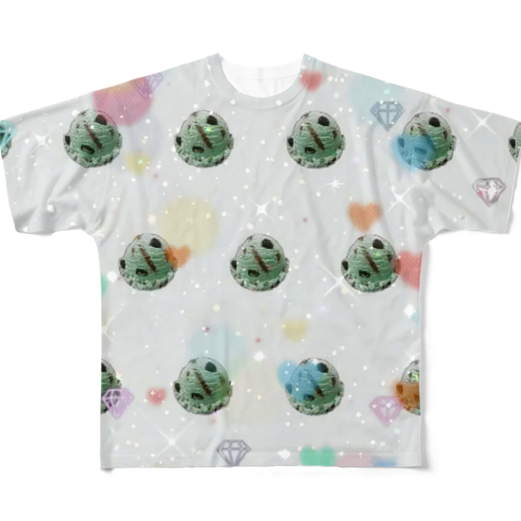 madeathの♡CHOCOMINT♡(WHITE DIAMOND) All-Over Print T-Shirt