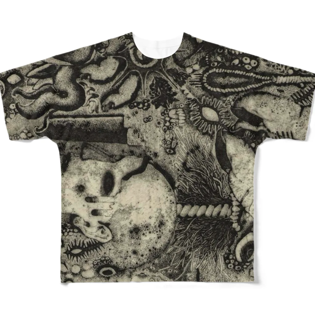 tuboiritakoの異相“大地" All-Over Print T-Shirt