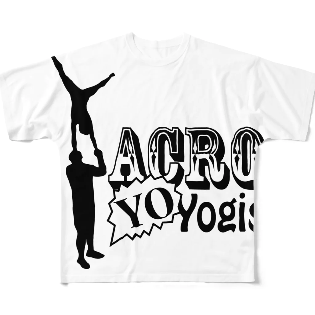 JuggernautCheerのAcroYOyogis フルグラフィックTシャツ