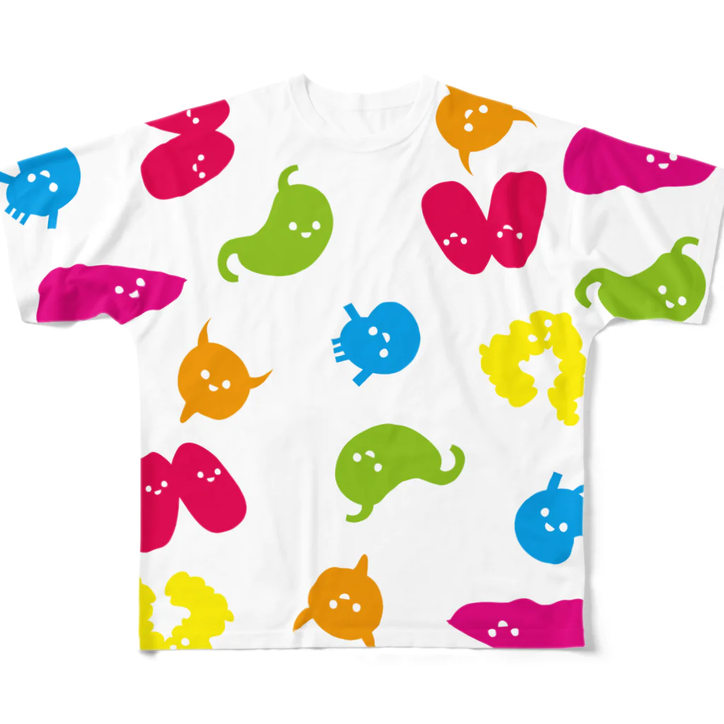 poisonlunchboxのゾウキーズ All-Over Print T-Shirt