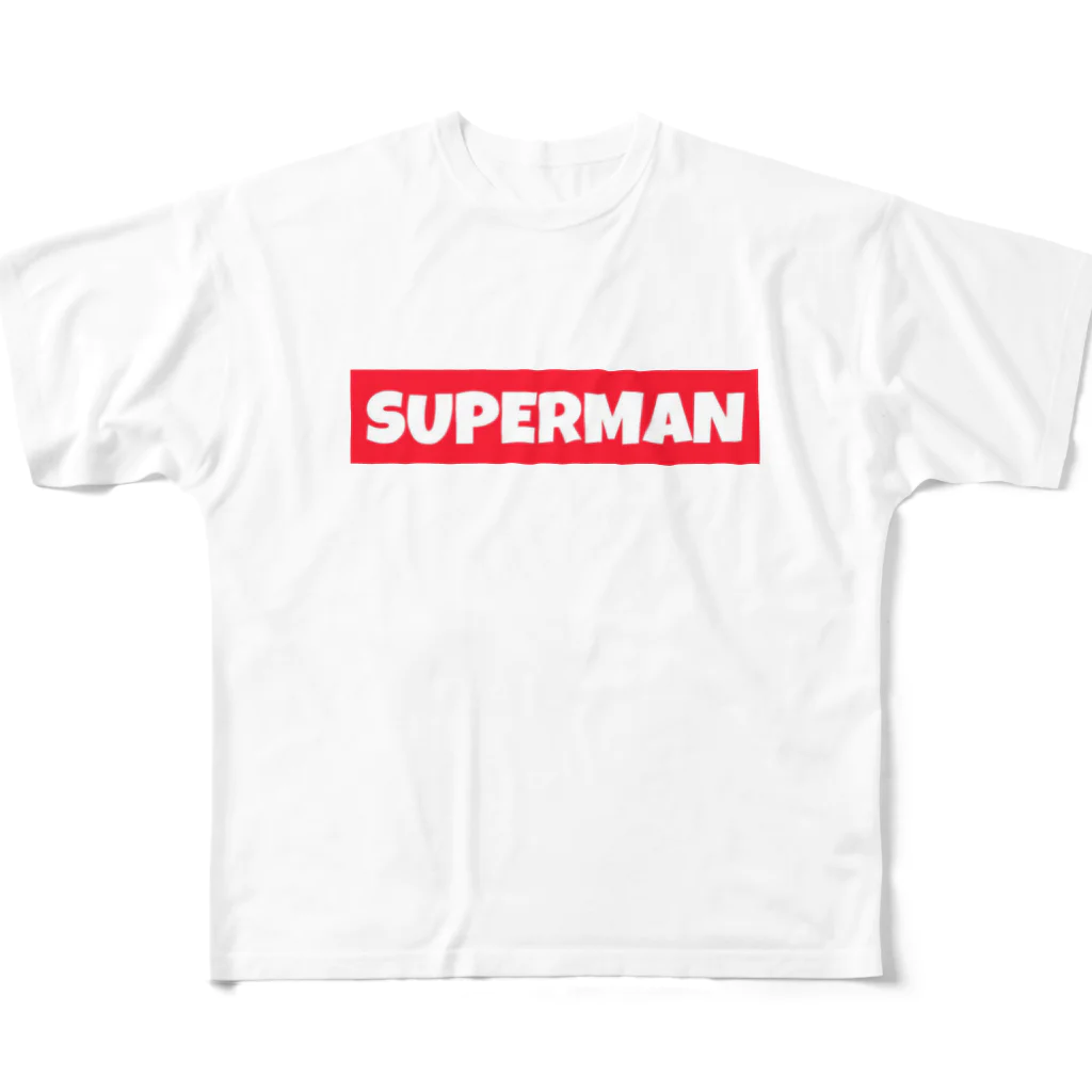 SUPERMANのSUPERMAN フルグラフィックTシャツ