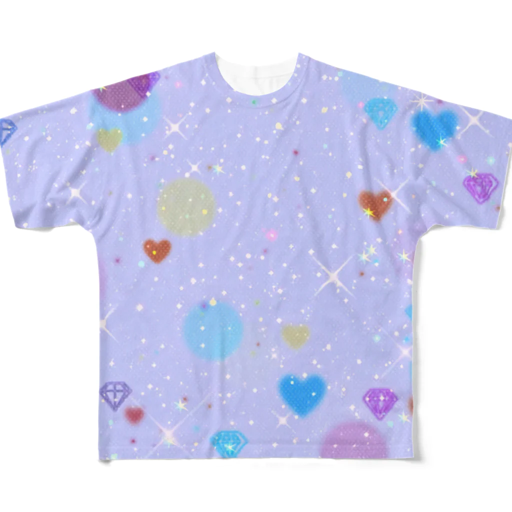 madeathのFancyDream(PURPLE) All-Over Print T-Shirt