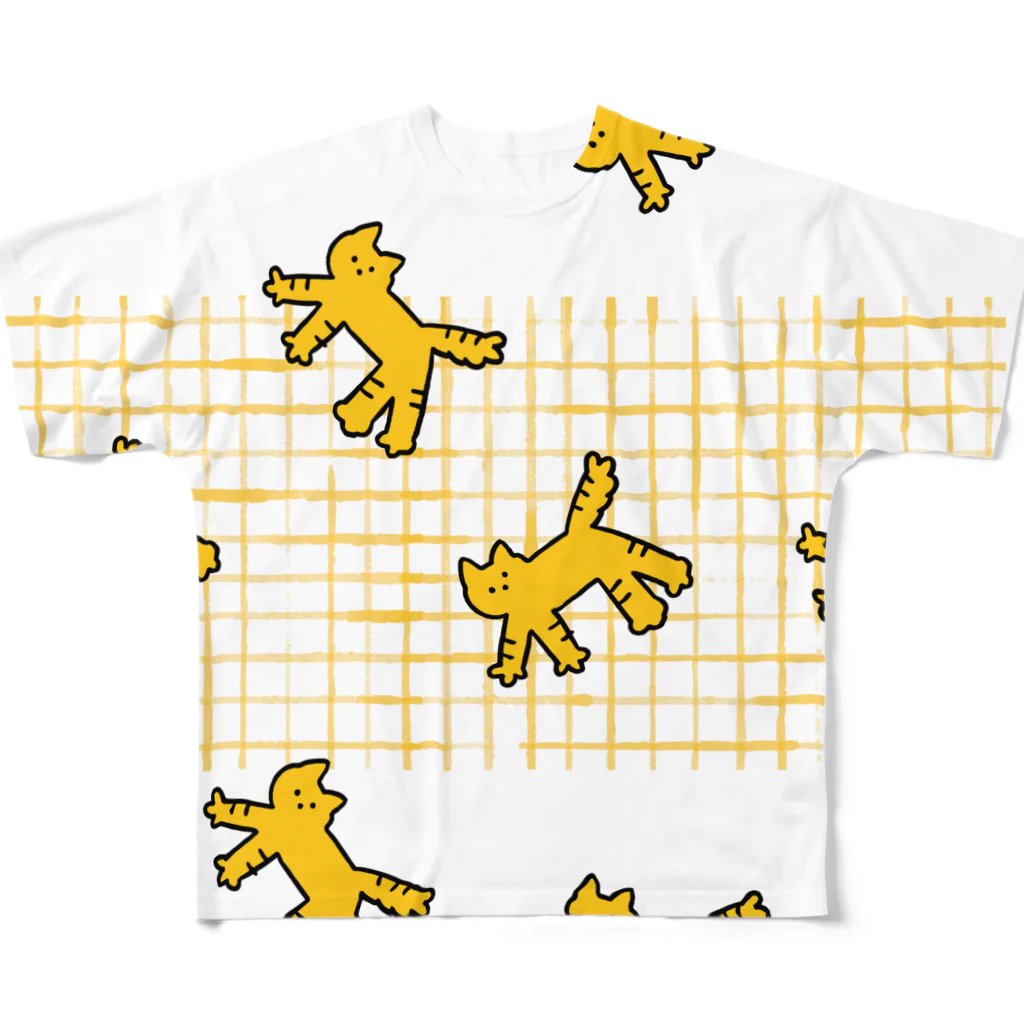 chooseのきいろいネコチャン All-Over Print T-Shirt