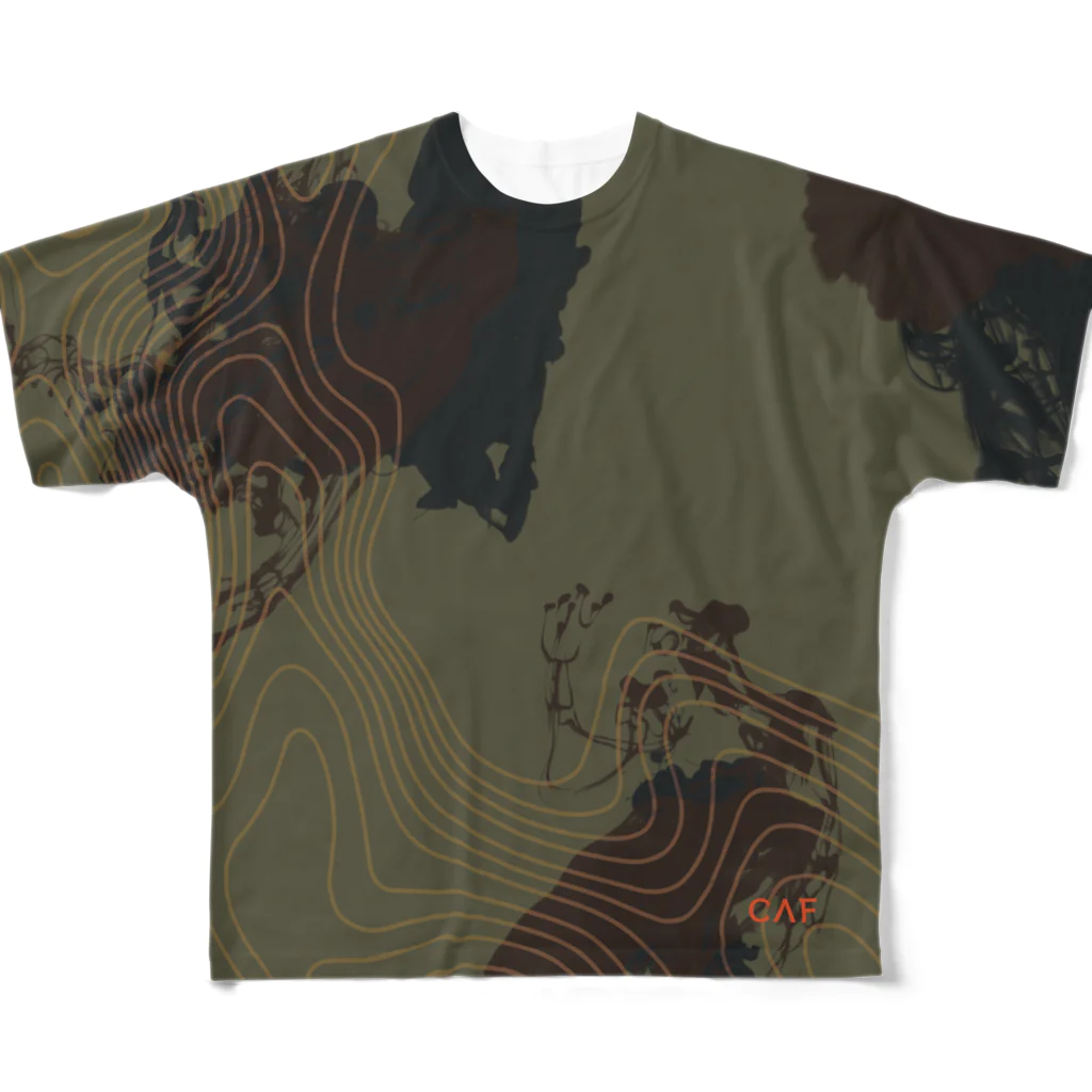 CAFのCAF-camo フルグラフィックTシャツ