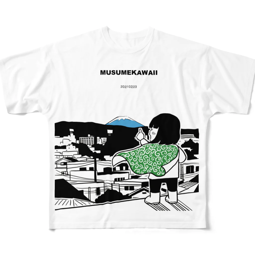 MUSUMEKAWAIIのMUSUMEKAWAII 0223 All-Over Print T-Shirt