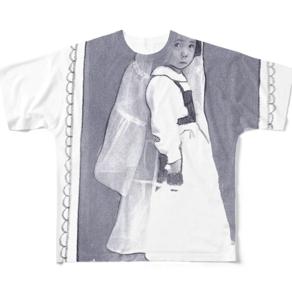 Boutique NOAHのMarch Hare's Childhood フルグラフィックTシャツ