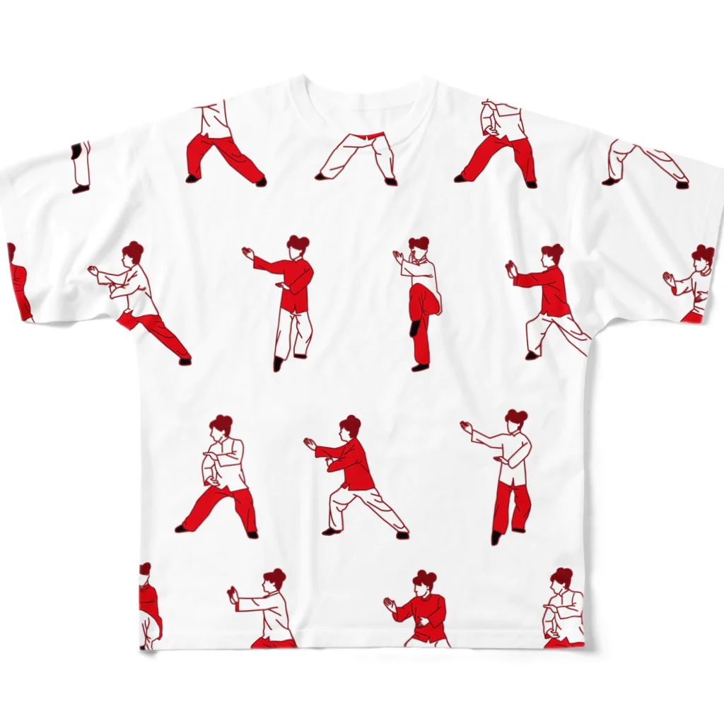 中華呪術堂（チャイナマジックホール）のランダム太極拳 All-Over Print T-Shirt