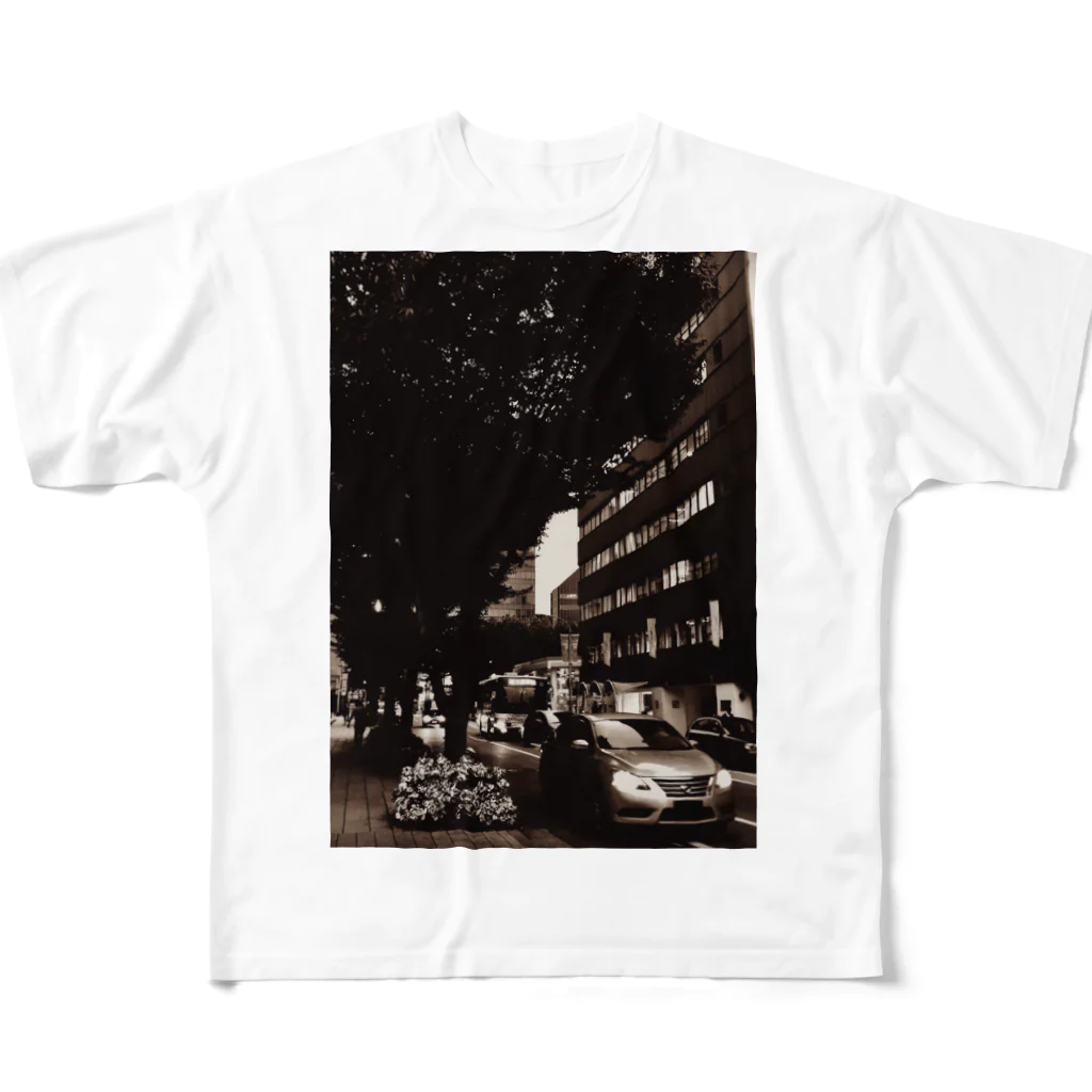 L-cotのtraffic フルグラフィックTシャツ