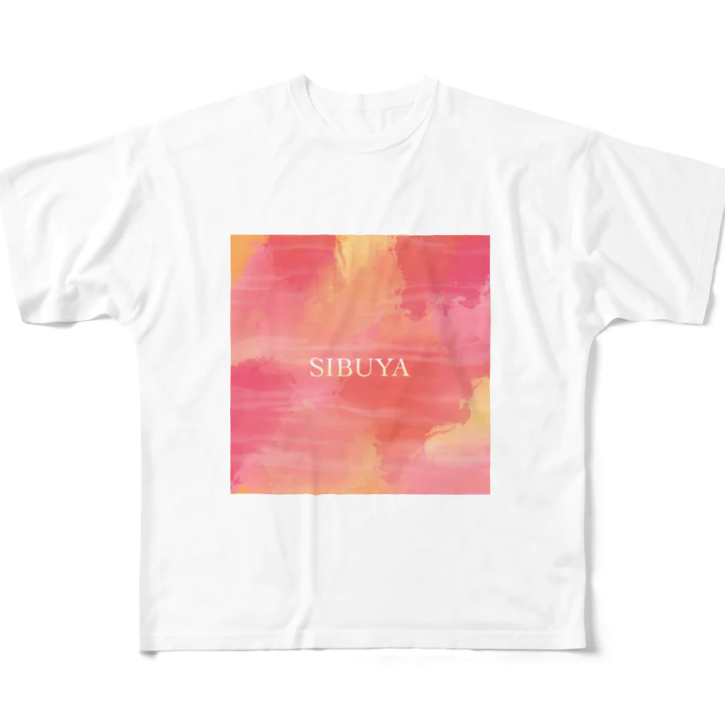 ランジェリーオタク🍑MOMOのSIBUYA  All-Over Print T-Shirt