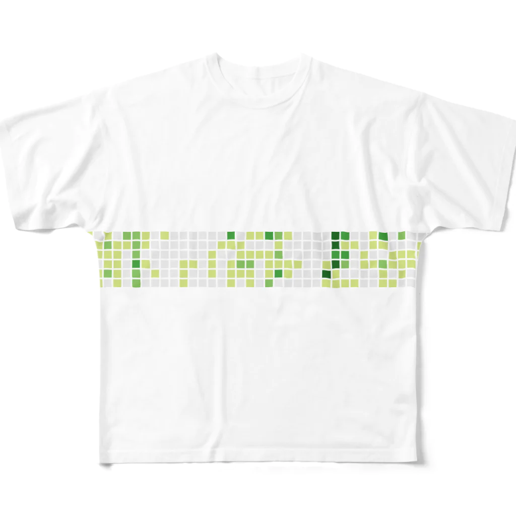 犬scriptのinuscript All-Over Print T-Shirt