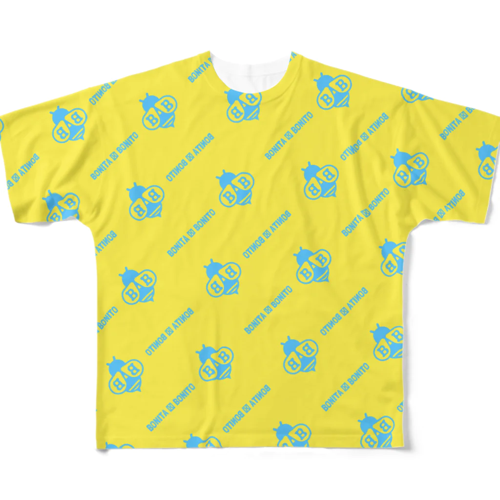 BONITA × BONITOのビビちゃんがいっぱい All-Over Print T-Shirt