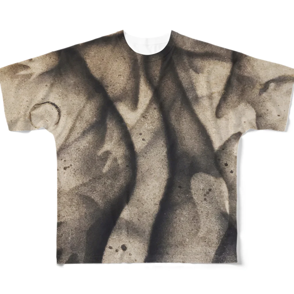 B0nMas Designのイモリ型アート All-Over Print T-Shirt