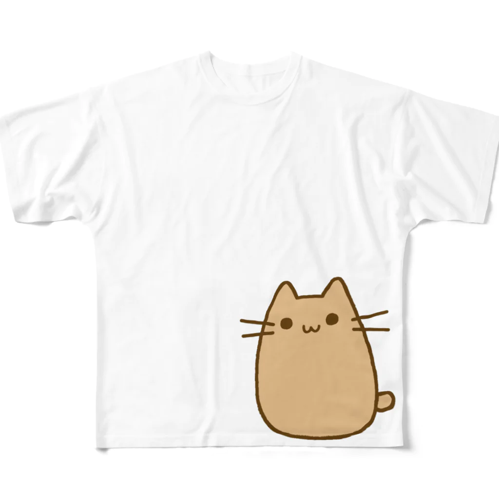 ちびねこ村の猫太さん フルグラフィックTシャツ