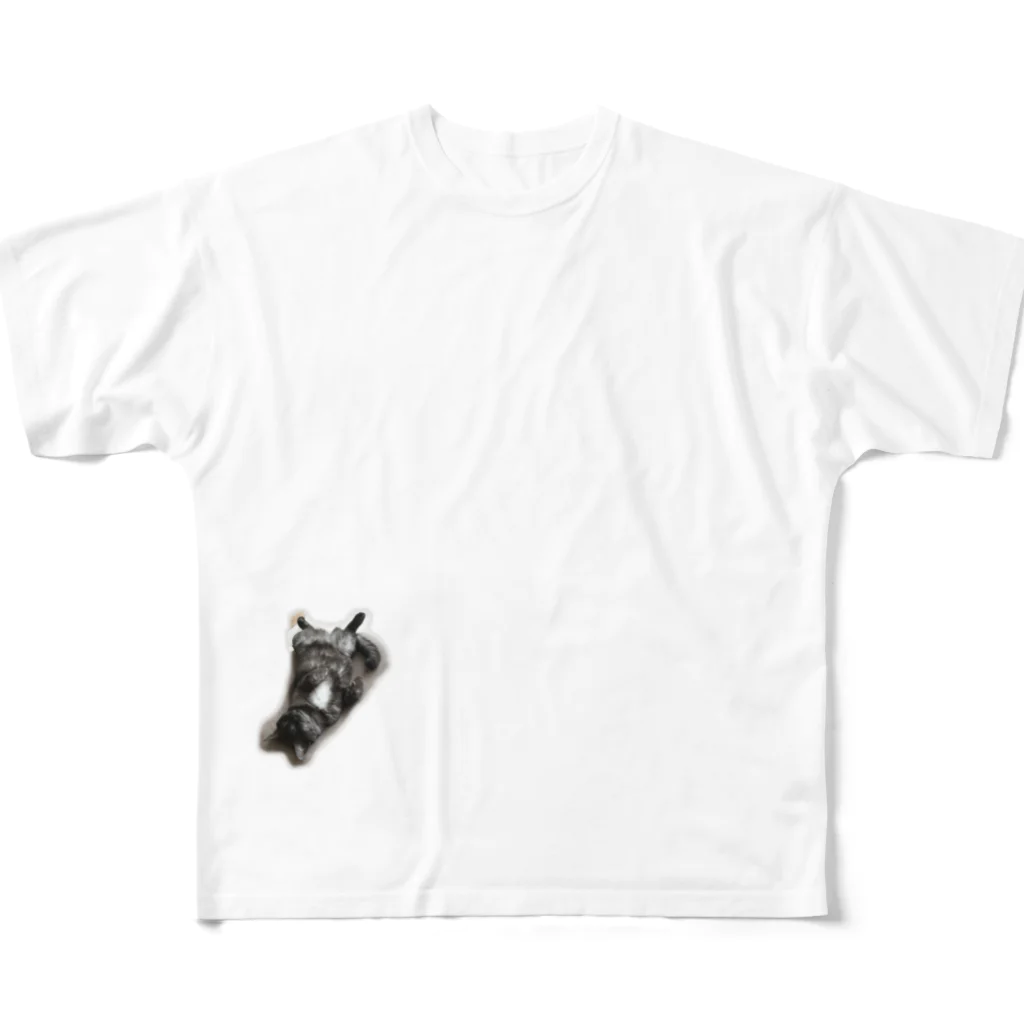 ただの猫好きのうちの猫 All-Over Print T-Shirt