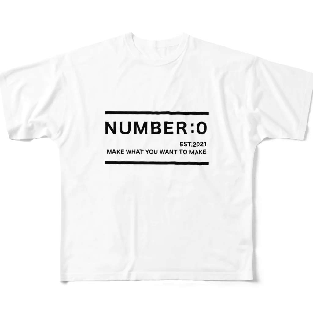 れんれんのNo.0 フルグラフィックTシャツ