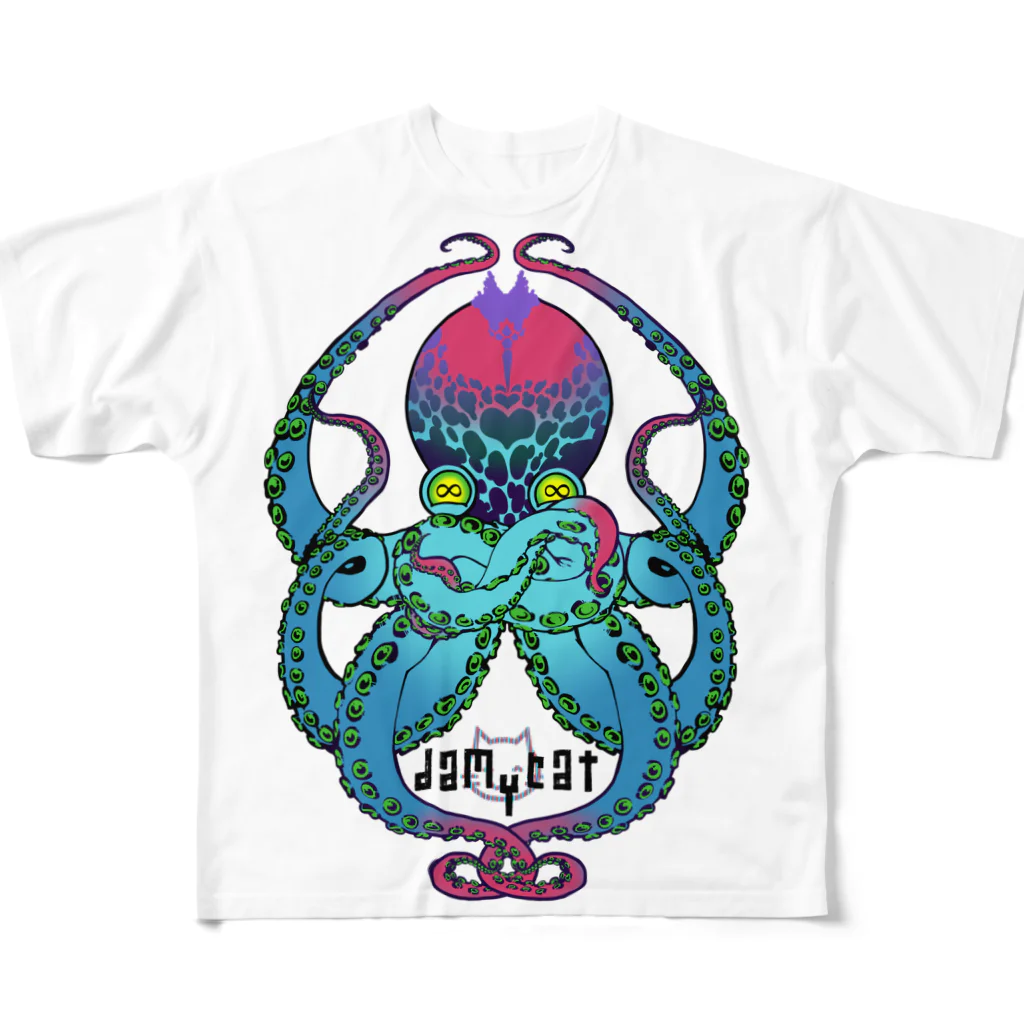 DamyCatの8OCT All-Over Print T-Shirt