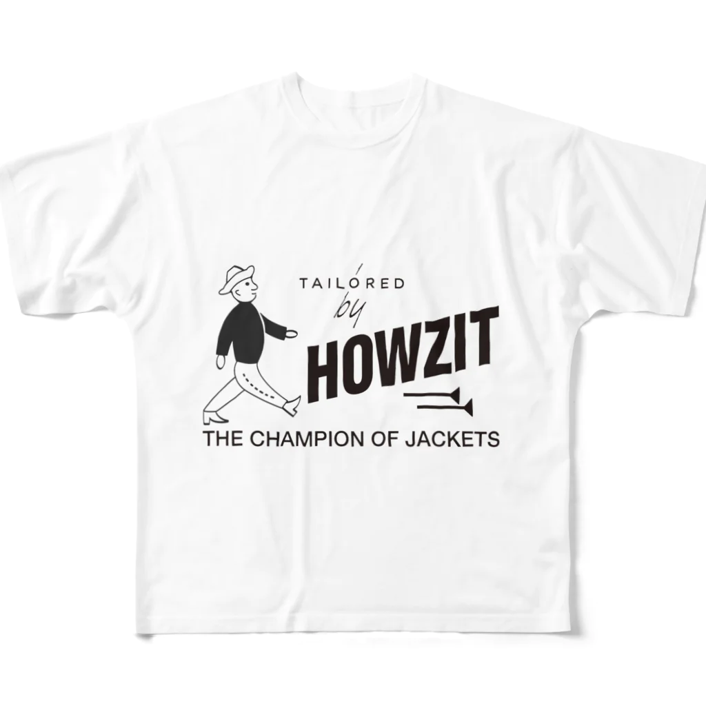 SAUNA SHIKANTAZA clubのHOWZIT フルグラフィックTシャツ