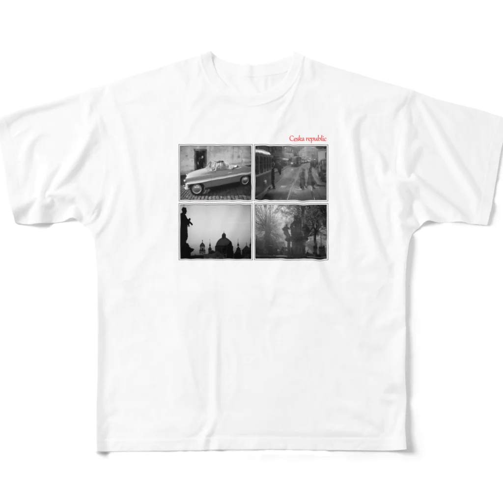 kozyのチェコのオールド写真 All-Over Print T-Shirt