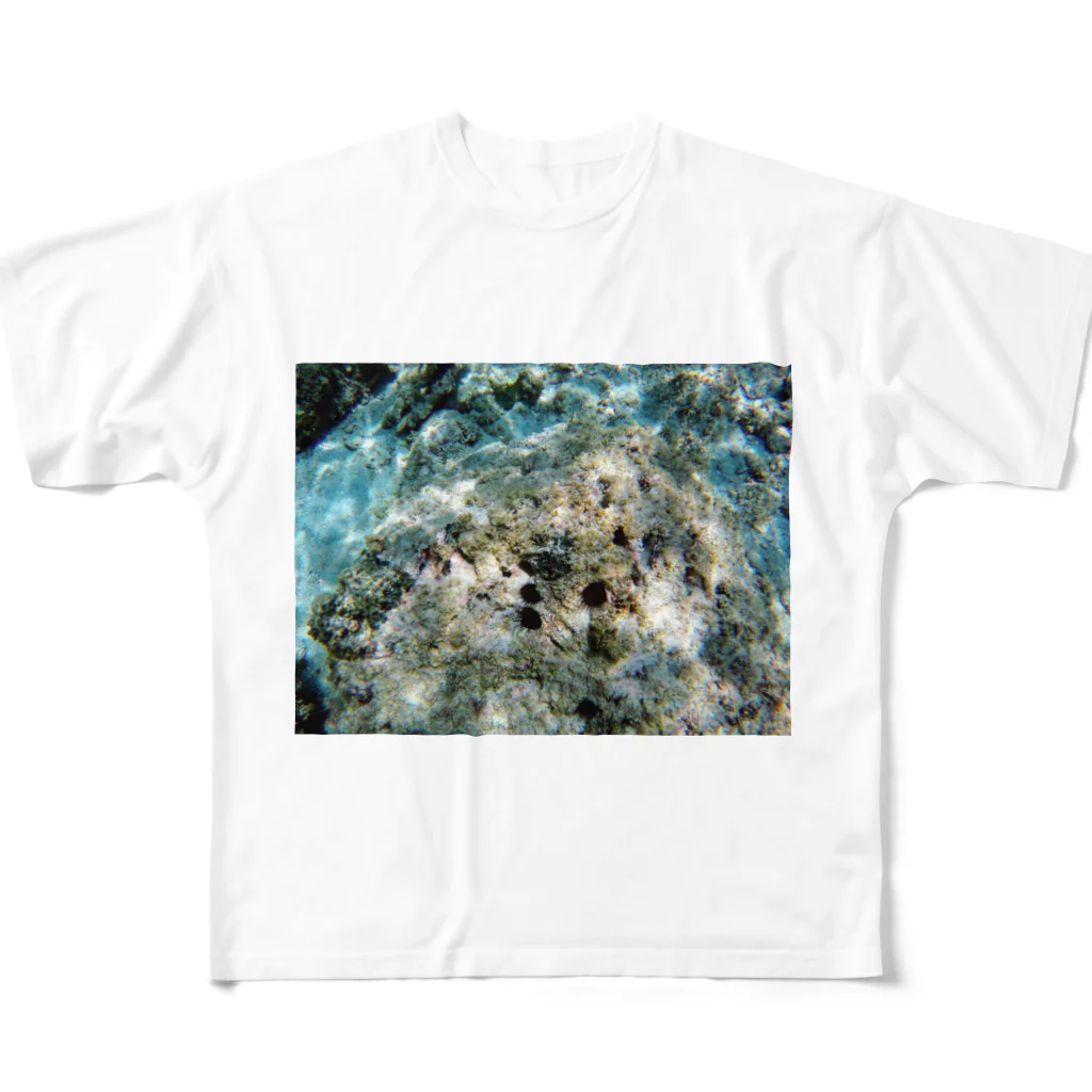 liiiiikoのいきもの展の海のUNI（うに） フルグラフィックTシャツ