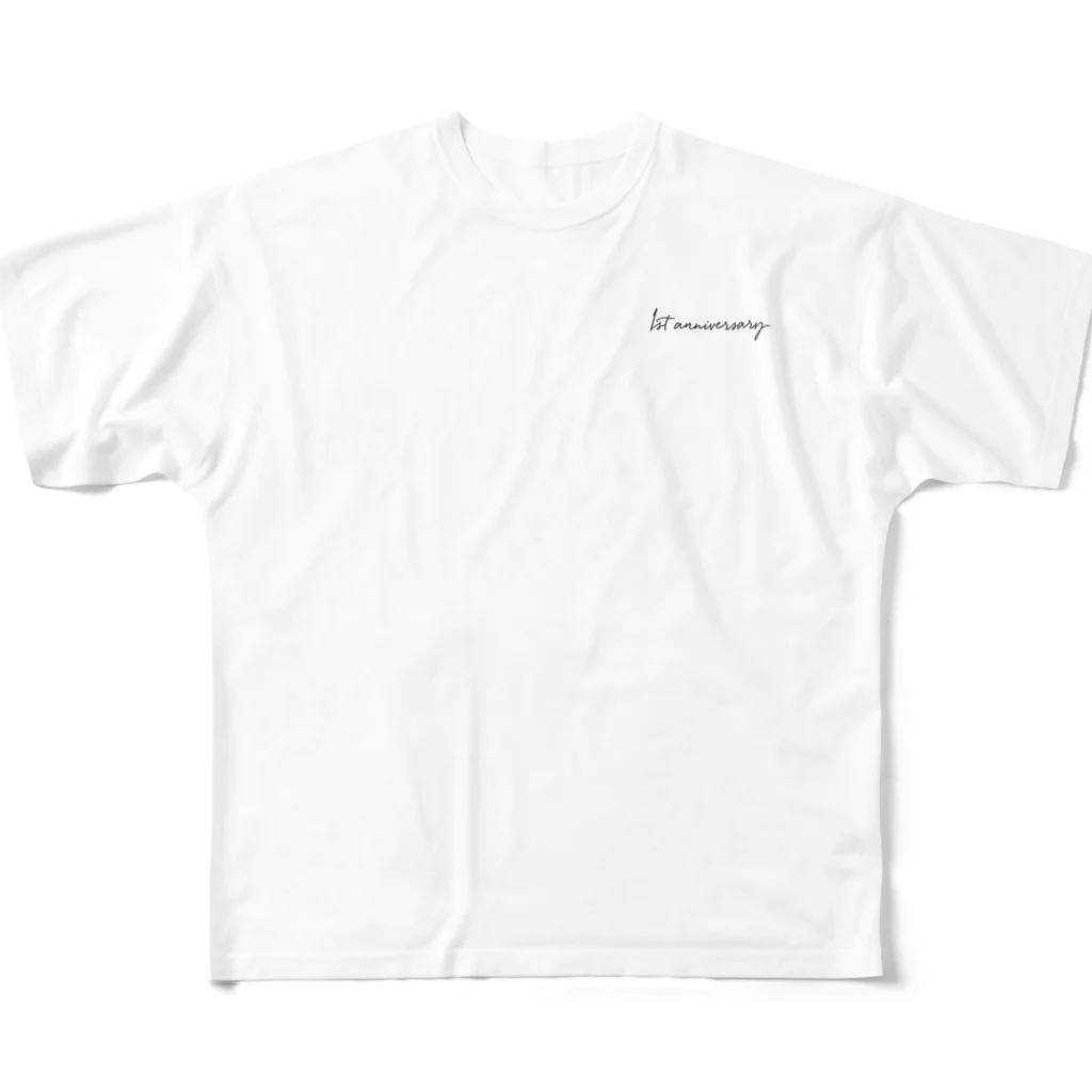 もじもじの1年記念 フルグラフィックTシャツ